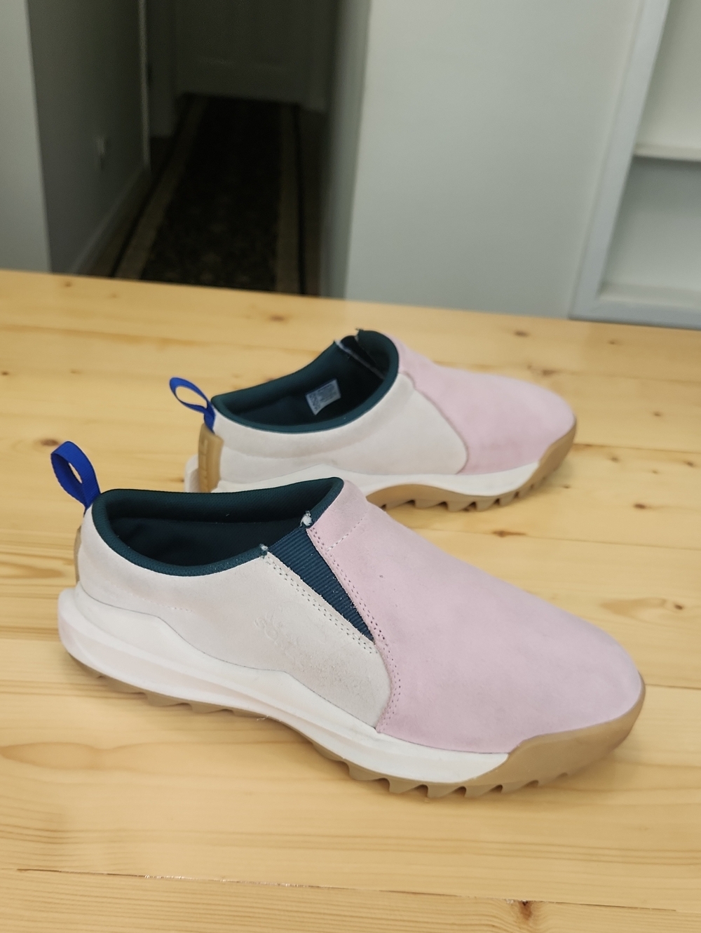 Sorel ONA RMX Moc Waterproof Slip On Sneakers Pink Suede Women's Size 9.5